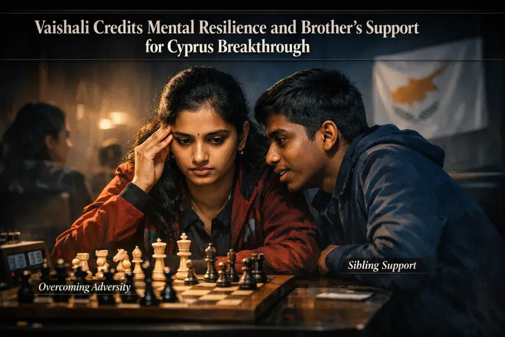 Vaishali Credits Mental Resilience and Brother's Support for Cyprus Breakthrough